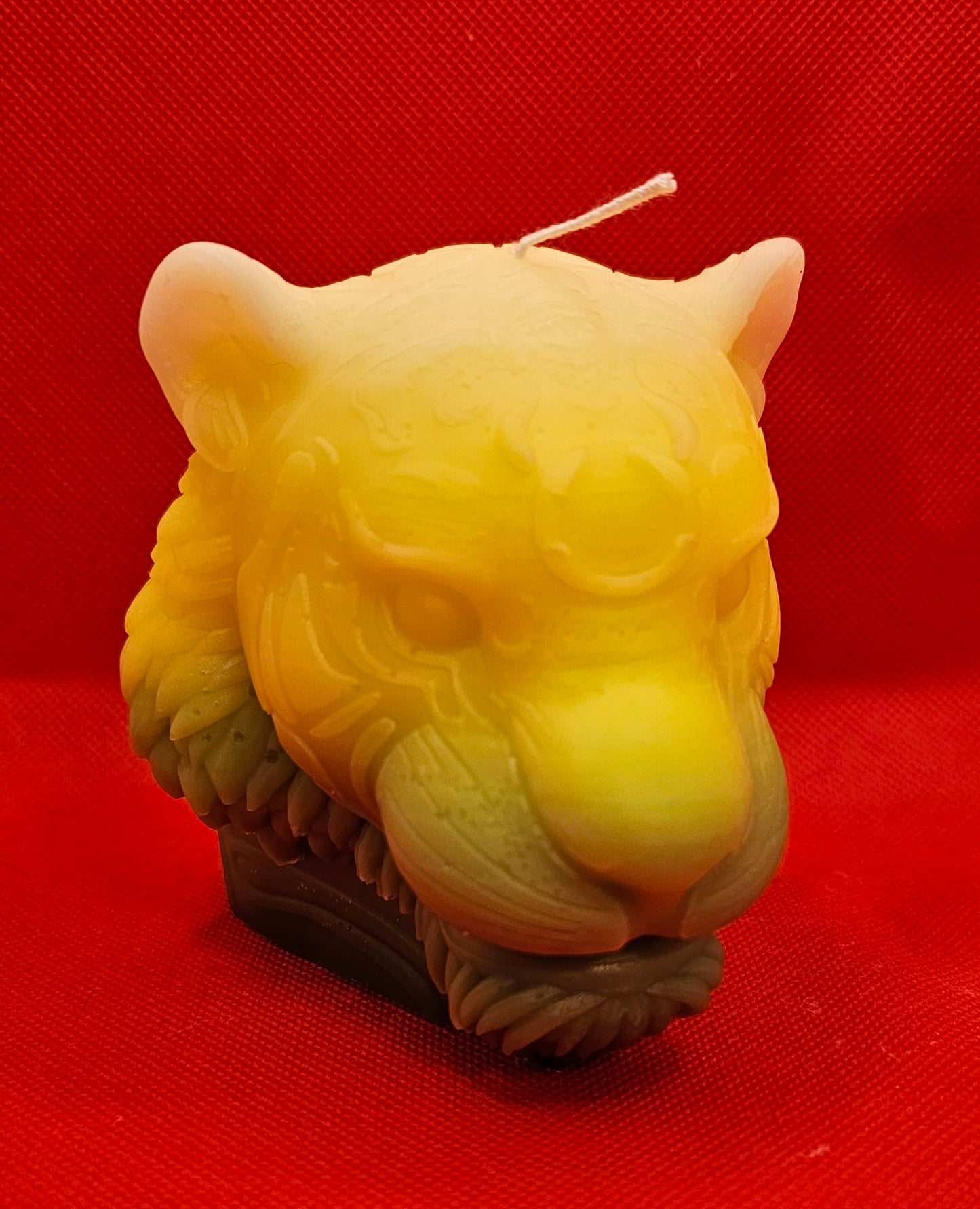 Tigerkopf Gelb-grün