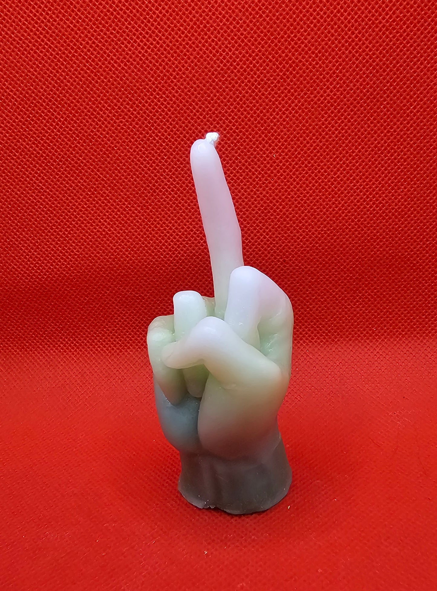 Mittelfinger grün-weiss
