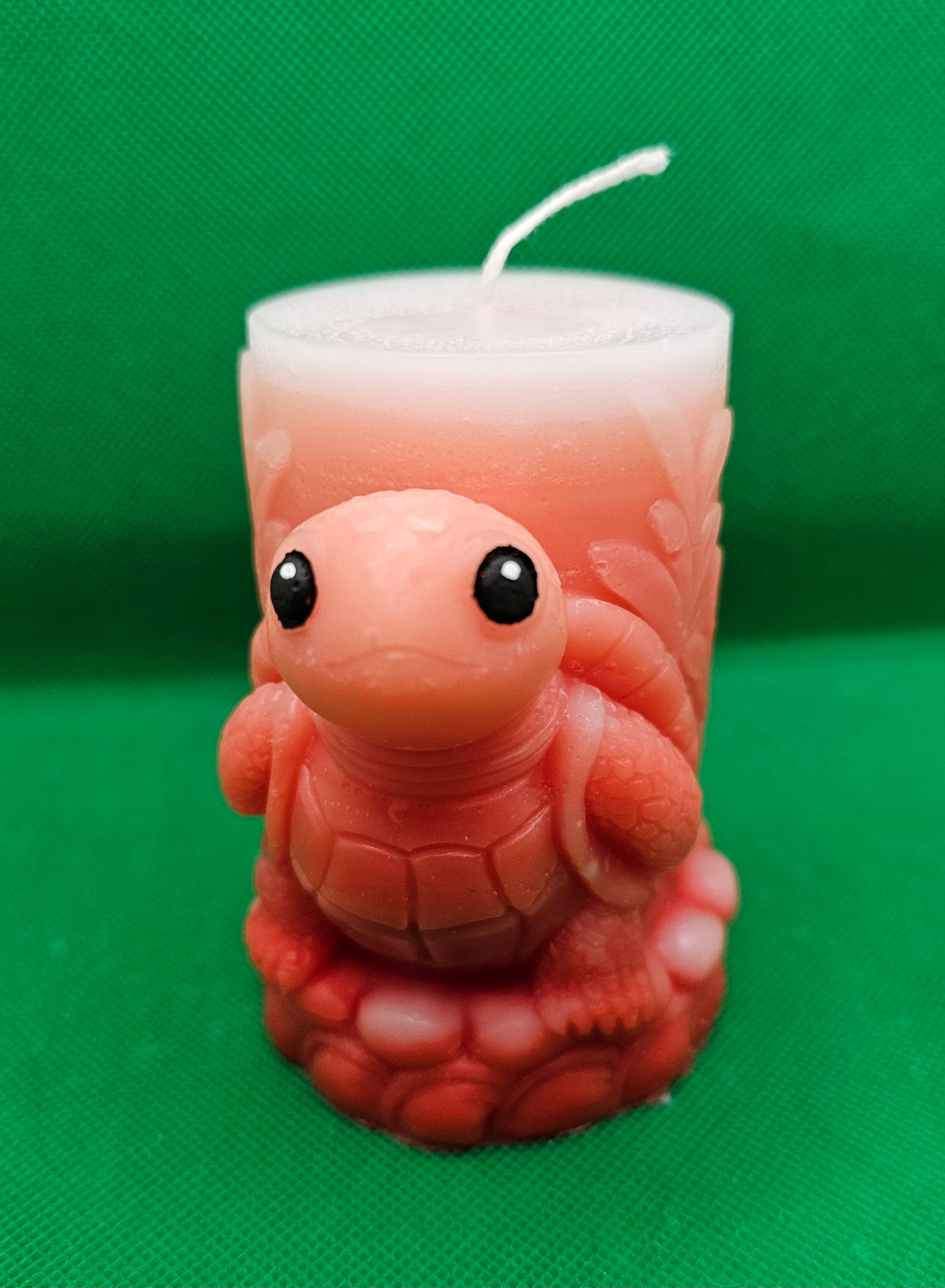 Schildkröte mit Kerze