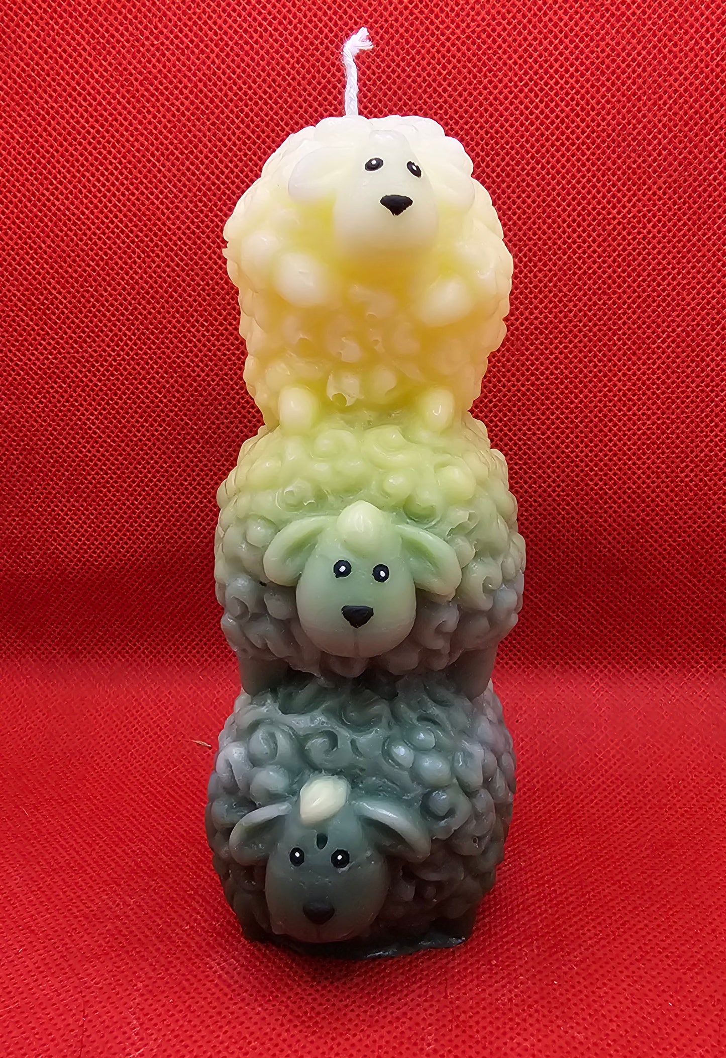 Schaf trio gelb-grün