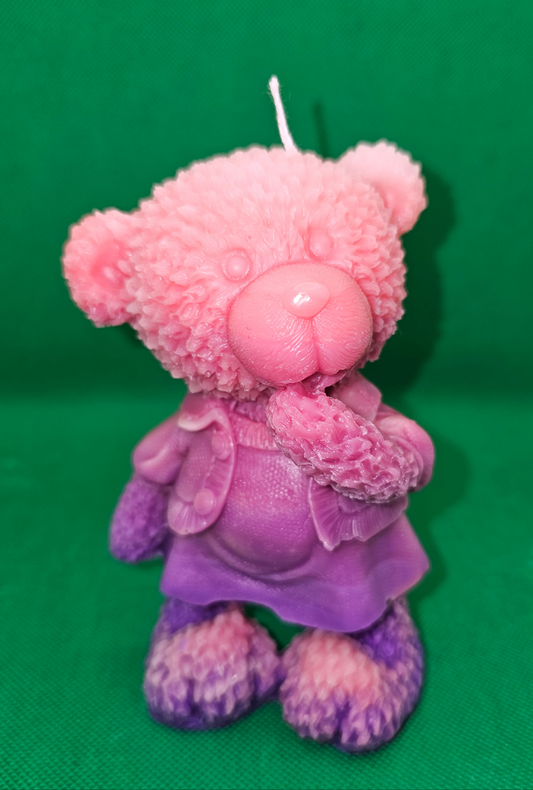 Teddybär Pink-violett