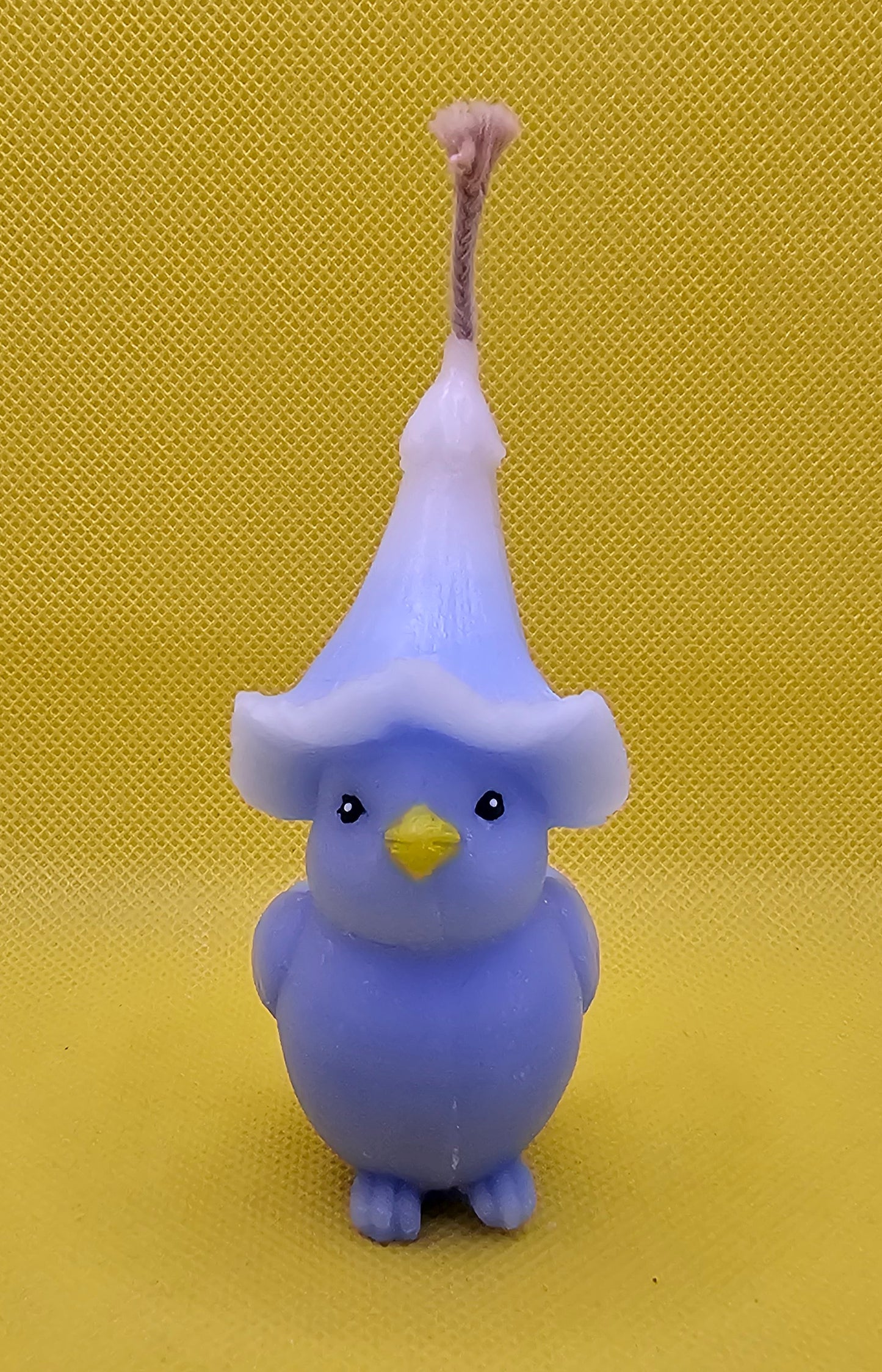 Vögelchen mit Hut blau klein