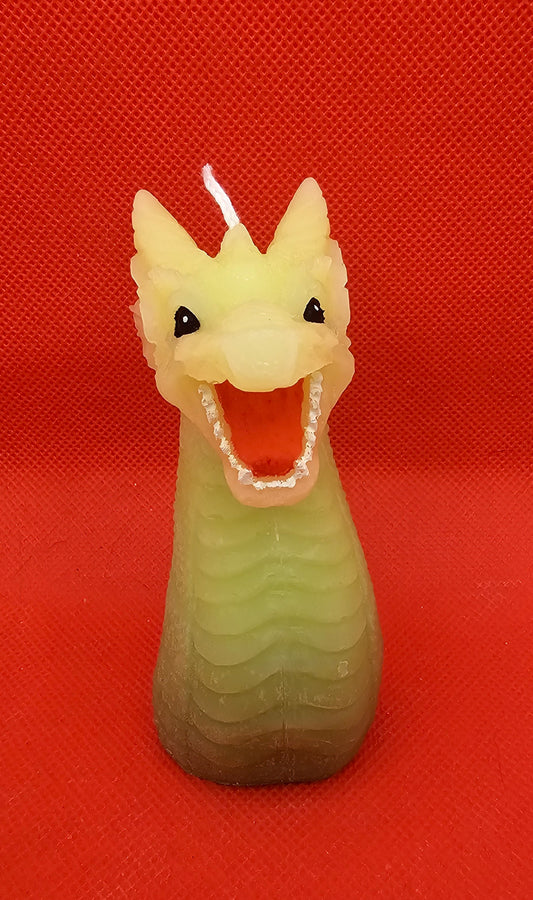 Drachenkopf gelb-grün